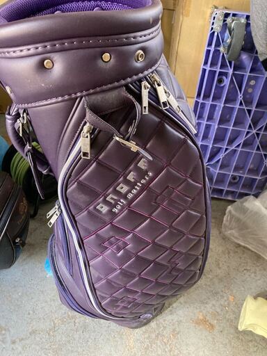 9/7まで限定価格】ONOFF キャディバッグ パープル Yahoo!オークション