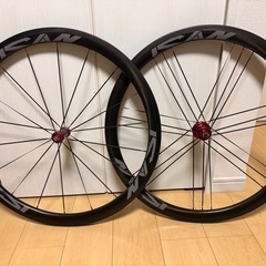 軽量 ICAN カーボンホイール 前後 (2本) セット [名古屋]