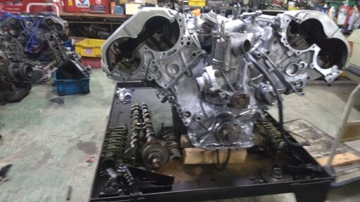 MB-129-500SL-リビルトコンプリートエンジン販売