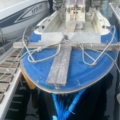 釣り船 YAMAHA20馬力エンジン付き(動作確認済み ジャンク)