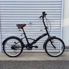 【整備士による点検済】☆前後タイヤ良品☆ 20型 内装3段LEDオートライト小径車　防犯登録料込‼︎ 整備士による点検済】☆前後タイヤ良品☆ 20型 内装3段LEDオートライト