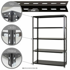 大型スチールラックの中古が安い！激安で譲ります・無料であげます  