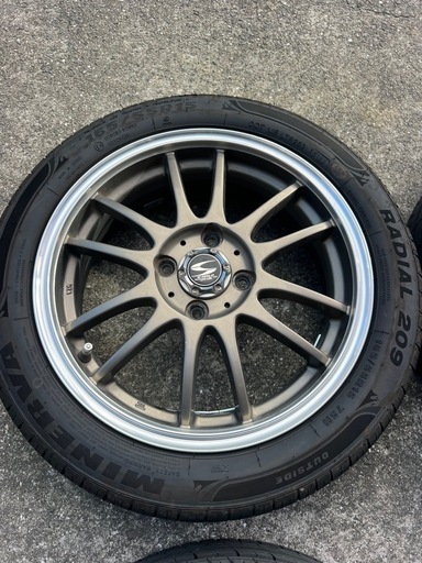 送料無料 サマータイヤホイール 4本セット 165/55R15 75V グッドイヤー イーグル LS2000 ハイブリッド2 阿部商会 ラ・ストラーダ アベンチュラ 15-4.5J 再値下げ夏タイヤホイール4本セット 165 55 R15インチ 軽自動車