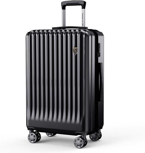 ☆★新品未使用★☆ [New Trip] スーツケース 機内持ち込み キャリーケース Sサイズ 40L 2-3泊 YKKファスナー キャリーバッグ ABS+PC 耐衝撃 超軽量静音 ダブルキャスター TSAローク ファスナータイプ 旅行 ビジネス 出張 入院 ブラック色