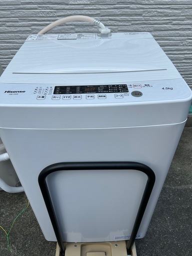 ジモティ来店特価!! 洗濯機 ハイセンス HW-K45E 2021 J-0502