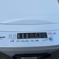 ハイセンス 洗濯機4.5kg 型番HW-K45E (ゆずこ) 周船寺の生活家電《洗濯  