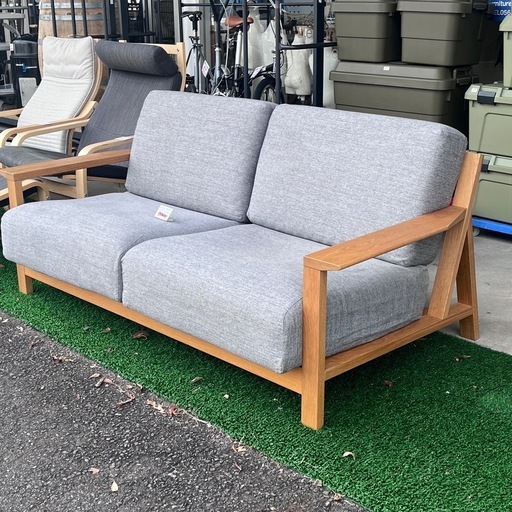 美品 無印良品グレー 空気でできたソファ 無印良品空気でできた