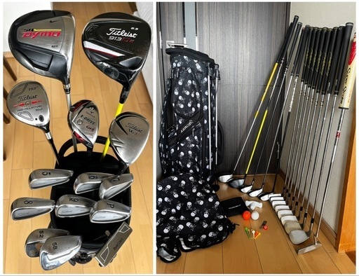 良品☆NEXゴルフクラブ フルセット☆初心者メンズ キャディバッグ付