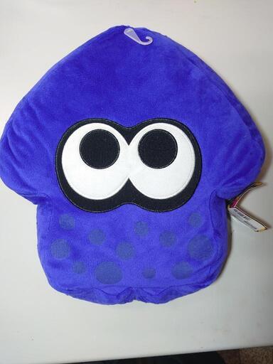 Splatoon2クッション イカ(ブライトブルー) ぬいぐるみ 高さ35cm