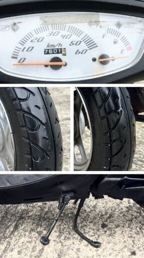 非常に良いエンジン。速いバイク。ホンダ ディオ AF34。バッテリーは