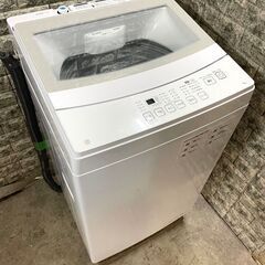 【新品同様】ニトリ　全自動電気洗濯機　NT60L1WH　2024年製　K ニトリ 洗濯機 NTR60L1WH 2024年製を八潮市大瀬で【出張買取