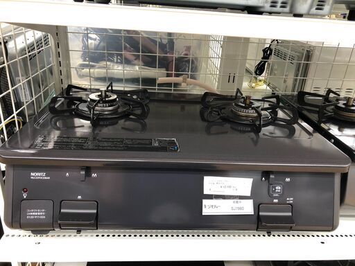 ★ジモティ割あり★ ノーリツ　 ガステーブル NLC2293CDBAR 都市ガス 22年製 動作確認／クリーニング済み SJ7980