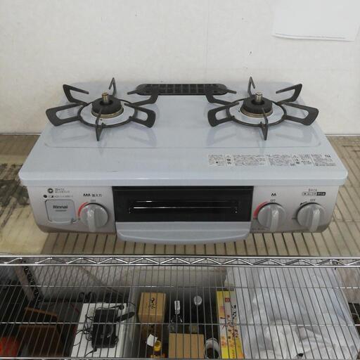 ☆ジモティー割引有☆リンナイ 都市ガス用 ガスコンロ KG35NGRL 2022年製 中古品