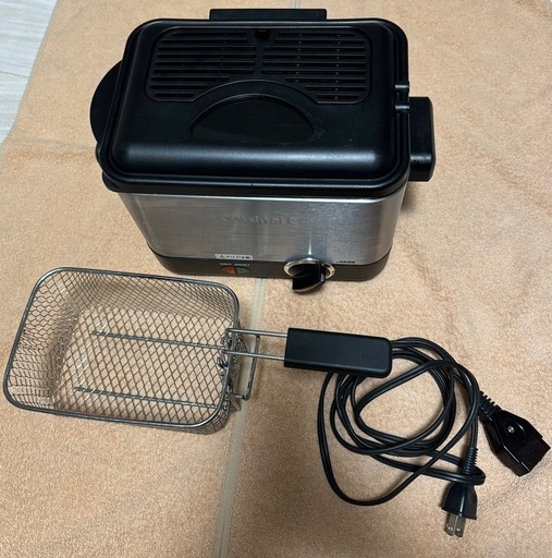 Cuisinart 電気フライヤー CDF-100JBS