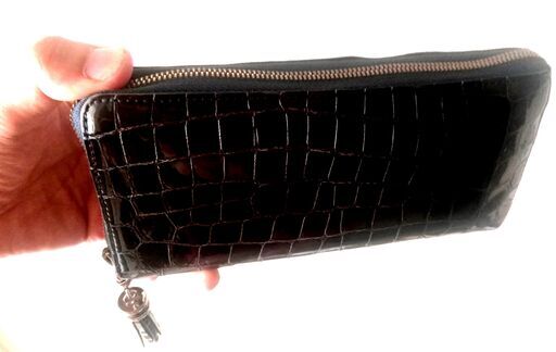 WORLD WIDE 色っぽく MIND】長財布 ネイビー 21cm✕10cm✕2.5cm 