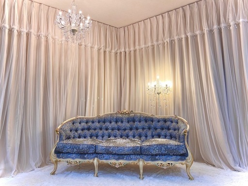 イタリア製 バロック様式 三人がけソファ GMFK633○イタリアンバロック