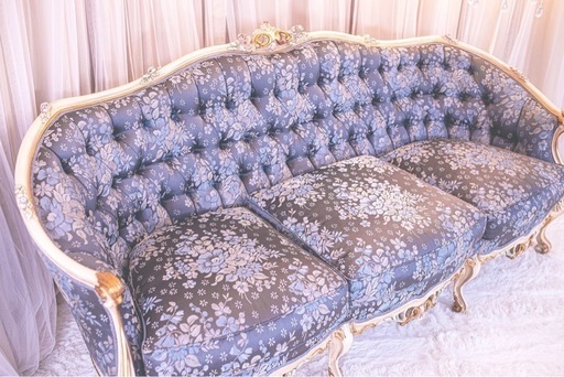 GMFK633○イタリアンバロックスタイル 3人掛けソファ トリプルソファ