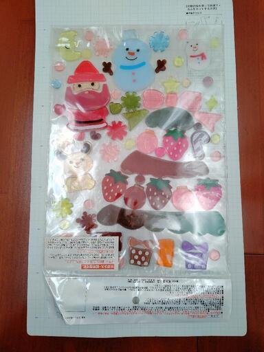クリスマス　ジェル　ハロウィン　シール　サンタクロース