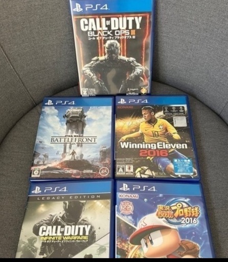 PS4ゲームソフト5本セット PS4 本体 +ゲーム5本セット PS4本体と