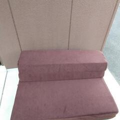 R504 国産 丸繁ナイトテーブル、ベッドサイドテーブル、2個  