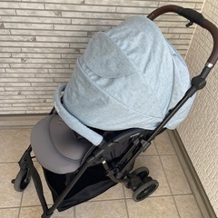 834)Cybex Easy S ベビーカー サイベックス イージーS デニムブルー