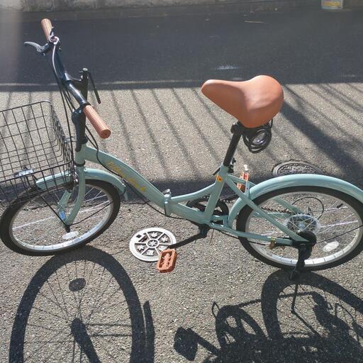 イオンバイク 折り畳み自転車 送料込み 室内保管品 数回のみ使用 美品 