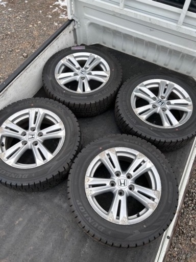 冬タイヤ スタッドレス 中古 4本 205/60/R16 ダンロップ WM2 2022年 