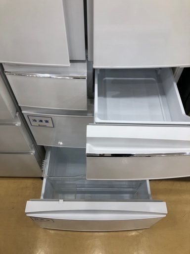 半年間動作保証付き】MITSUBISHI 6ドア冷蔵庫 MR-RX46C-W 461L 2019年 