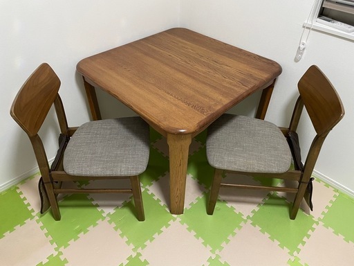 再投稿済】IKEA ダイニングテーブルセット ヨックモック 引き取りに来