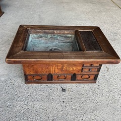 値引きしました！本欅製 長火鉢 (上物な骨董品です）