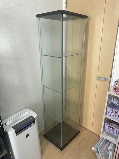 決まりました】IKEA デトルフ 生産終了 ガラスケース フィギュアケース