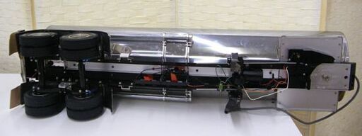 キングハウラーメタリックスペシャル/タンクローリートレーラー 1/14電動ラジコン ジャンク TAMIYA 1⁄14 KING HAULER タンクローリー プロポ付き(フタバ