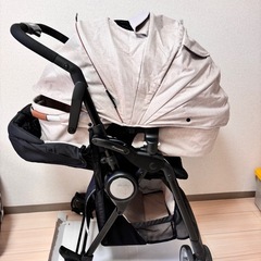 【お譲り先決定】フラコットfs (ベージュ) エールベベ　ベビーカー お譲り先決定】フラコットfs (ベージュ) エールベベ ベビーカー