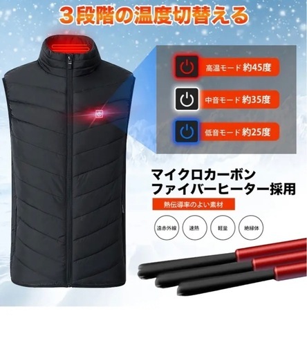 未使用品　電熱ベスト