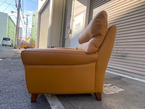 メーカー直送】ソファー《 オイルレザーの最高級ソファー 》ienowa 3P 