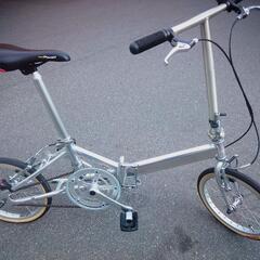 16インチ 折りたたみ 自転車 アルミの中古が安い！激安で譲ります  