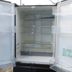 三菱 MR-WX48Z-BR1 ノンフロン冷凍冷蔵庫 470L 6ドア 2016年製 
