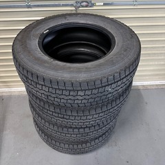 アルミホイール付きスタッドレス 215/60R16 20年製 (belle) 顔戸の  