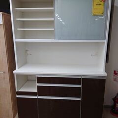 ☆ジモティ割あり☆ 松田家具 レンジボード 白 H210×D48.5×W108.5