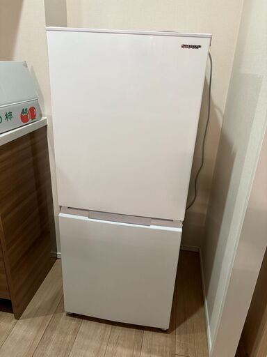 SHARP シャープ 冷蔵庫 2ドア 152L 2022年製 SJ-D15H-W (ユーユー  