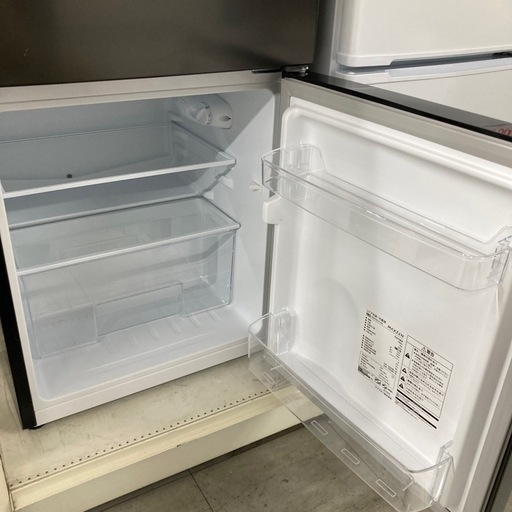 2ドア冷蔵庫 87L 2023年製MAXZEN JR087ML01GM ⭐︎1年間保証