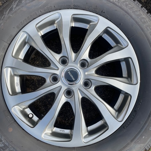 美品 バリ山ブリヂストンブリザック VRX2 スタッドレスホイール  