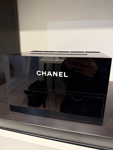※糸島 入手困難 CHANEL ティッシュケース ペン立て 引き出し