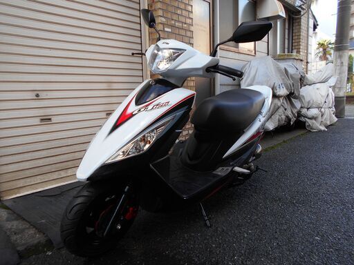 美車　SYM　GT125　4スト　不動車　走行１千キロ代　バッテリー新品　スペアキー有 SYM GT125 4スト 走行1千キロ代 バッテリー新品 スペアキー有 Eオイル交換