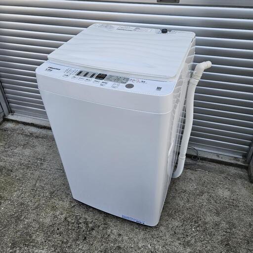 値下げ可 2023年 5.5k 洗濯機 ハイセンス hw-55e2w (SSC ) 国分の生活  
