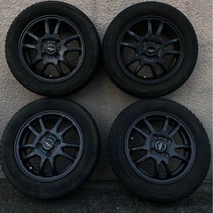 値下げしました！ホンダステップワゴンなどタイヤ4本 スチールホイール  