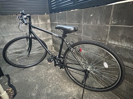 Bianchi 自転車 ブラック/ターコイズ フレームバッグ付き
