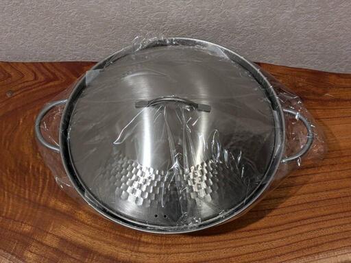 【未使用】日本製ステンレス鍋 ガス/IH両用