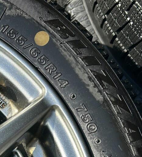 155/65R14❄️N-BOX、N-ONE、W-WGN、デイズ、モコ、eKカスタム、eK 