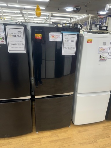 東芝電気冷蔵庫 GR-M15BS(K) 値下げ交渉OK